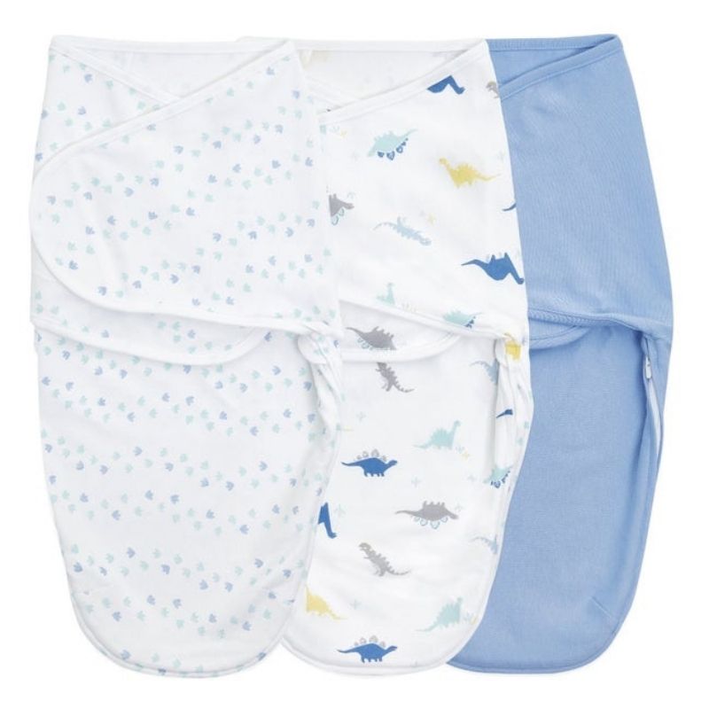 Essentials Wrap Swaddle - 3 Pack Dino Rama