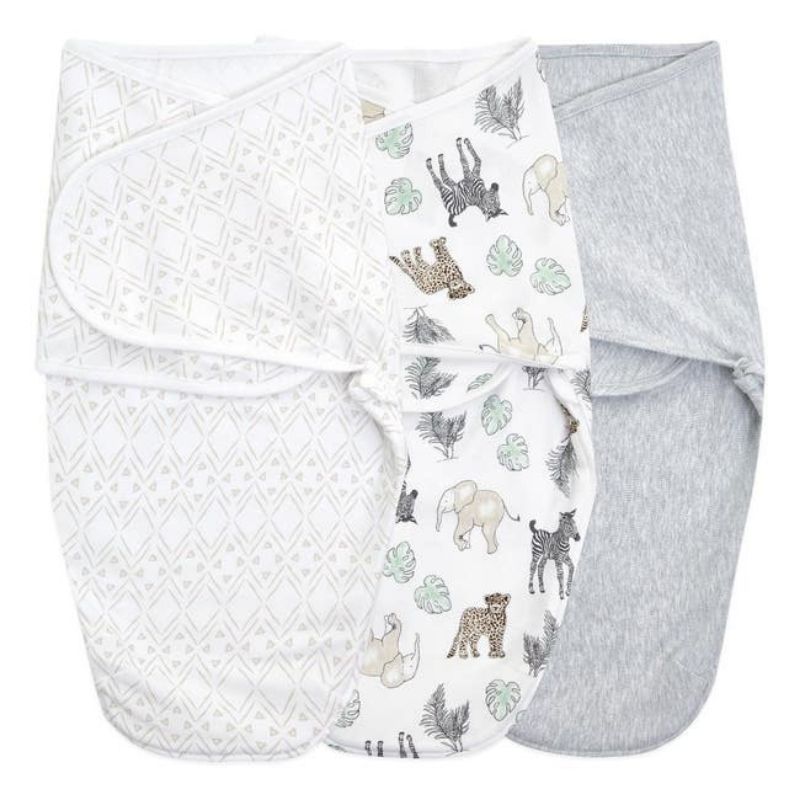 Essentials Wrap Swaddle - 3 Pack Toile