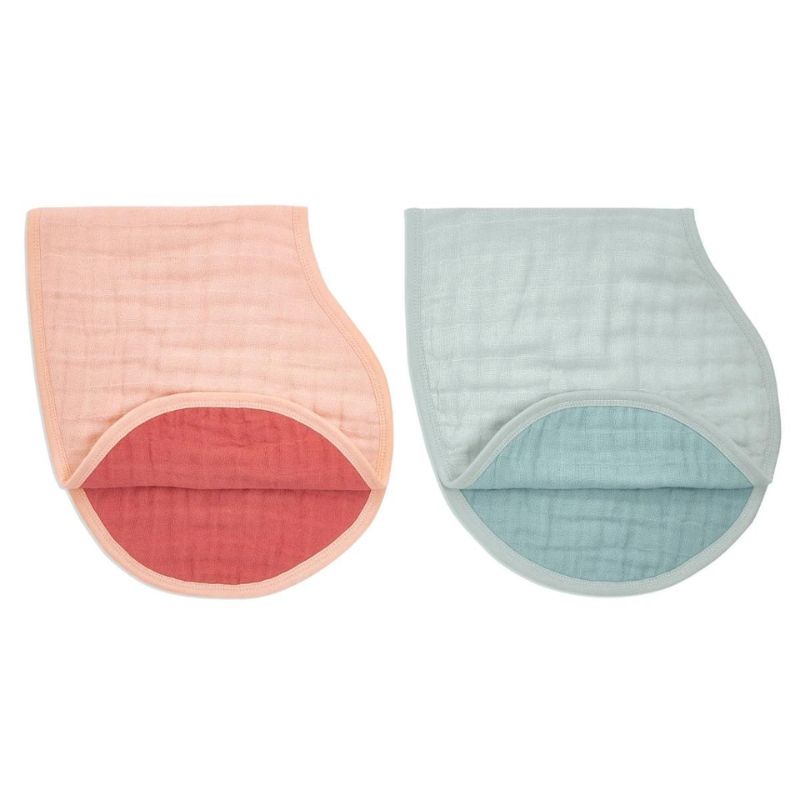 Organic Cotton Burpy Bibs - 2 Pack