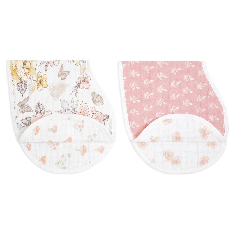 Organic Cotton Burpy Bibs - 2 Pack