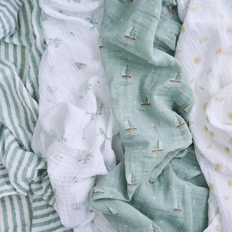 Organic Muslin Swaddle Blankets