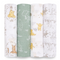 Cotton Muslin Swaddles - 4 Pack