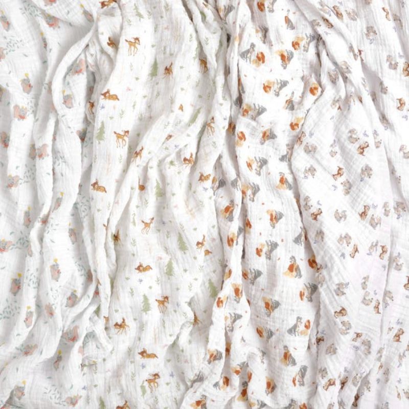 Cotton Muslin Swaddles - 4 Pack