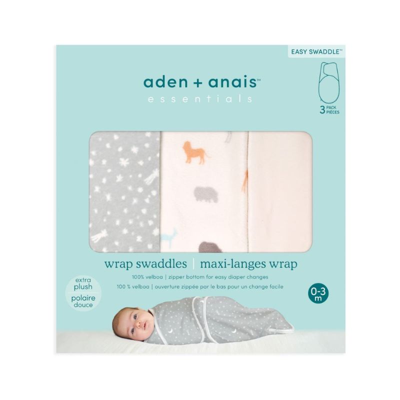 Essentials Wrap Swaddle - 3 Pack Wild Prairie