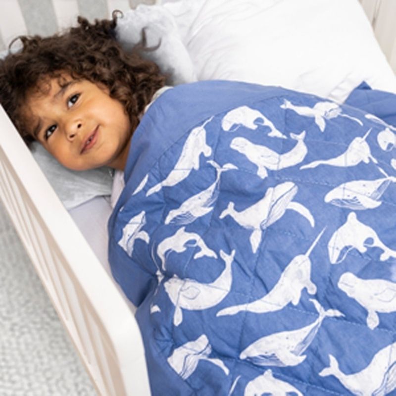 Weighted Toddler Blanket Whale