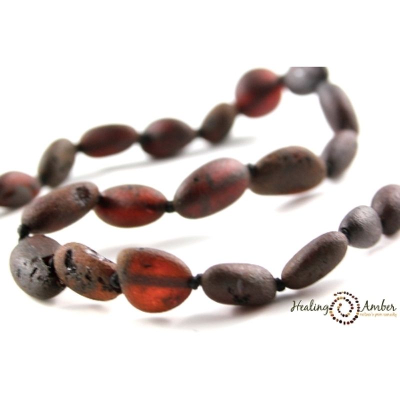 17.5" Amber Necklaces Raw Molasses