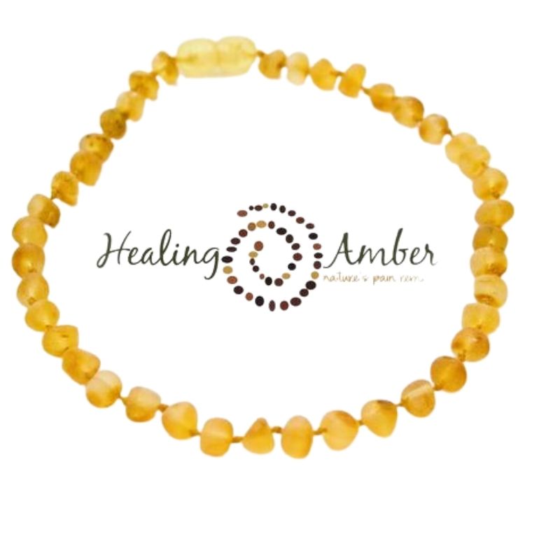 11 inch Raw Amber Necklace 