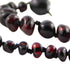 13 Inch Raw Amber Necklace Raw Molasses