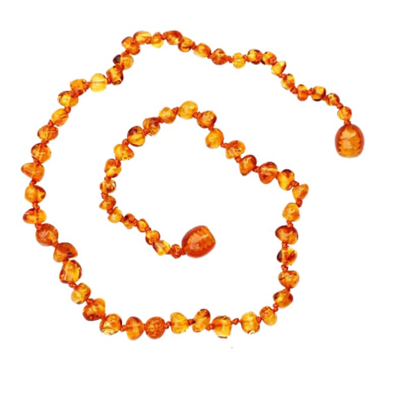 13 Inch Raw Amber Necklace