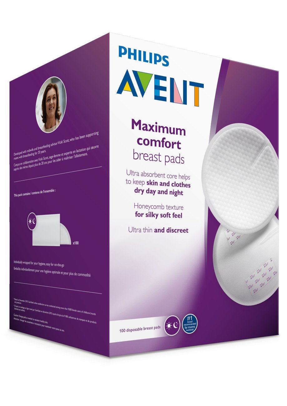 Avent breast pads 2024 disposable 60 pack