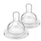Anti-Colic Baby Bottle Nipple - 2 Pack Flow 1