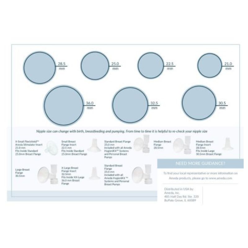 CustomFit Breast Pump Flanges - Medium (28.5mm)
