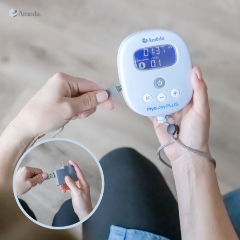 Mya Joy PLUS Rechargeable and Portable Double Breast Pump with Tote