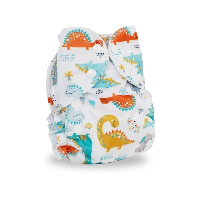 One Size Duo Diapers Dinos