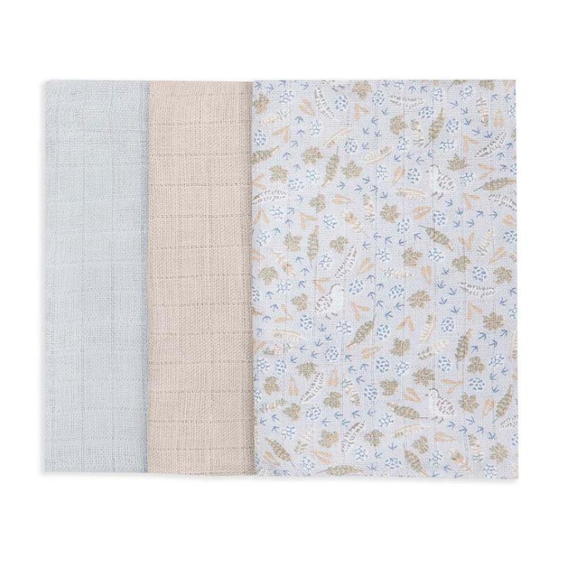 Organic Baby Muslin Squares 3 Pack