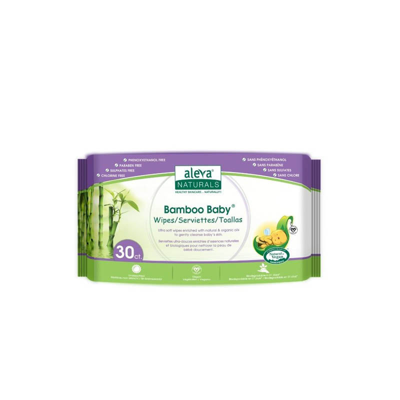 Bamboo Baby Wipes - 30 pack