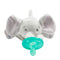 Soothie Snuggle Pacifier Holder with Detachable Pacifier Elephant