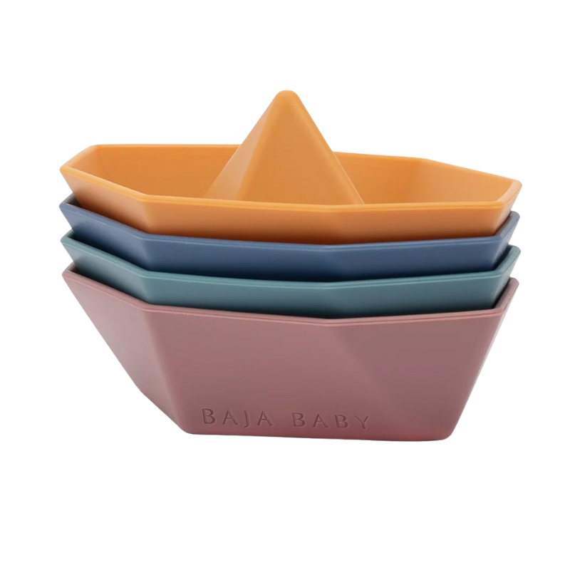 Silicone Stackable Bath Boats
