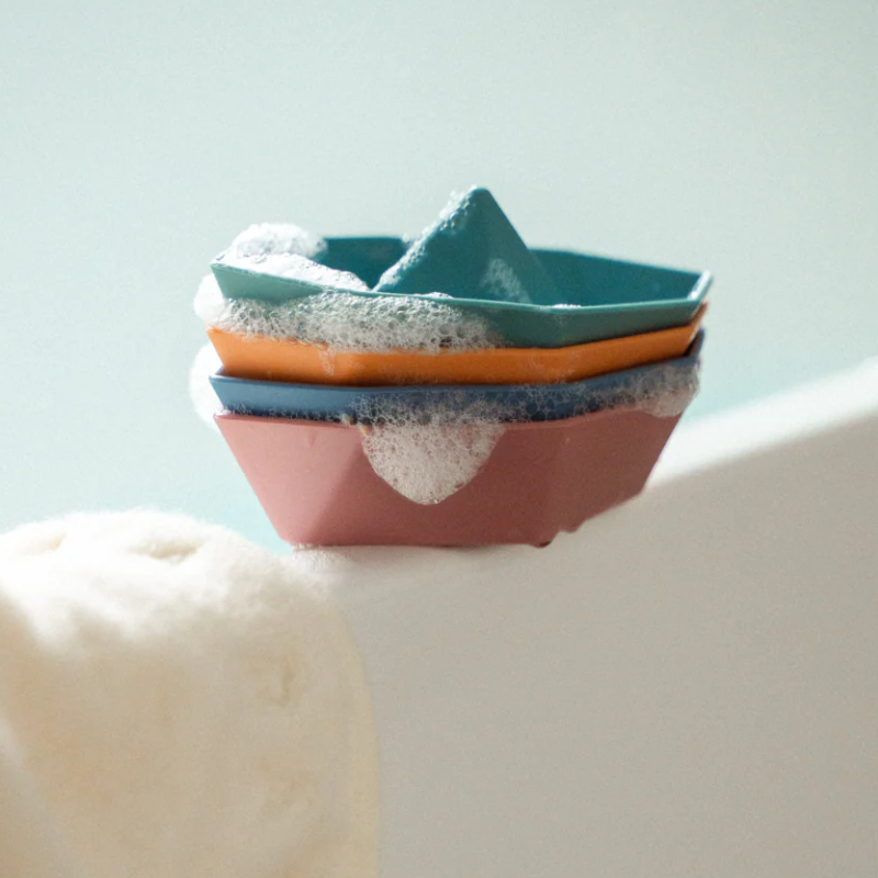 Silicone Stackable Bath Boats