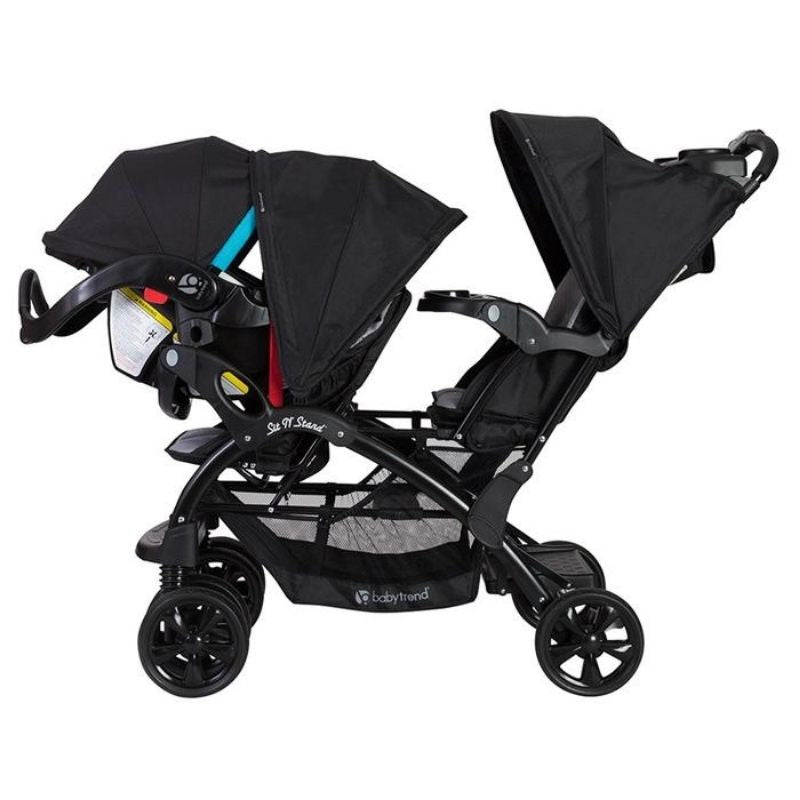 Sit N' Stand Double Stroller | Snuggle Bugz | Canada's Baby Store