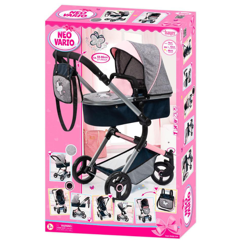 Vario Doll Pram - Butterfly