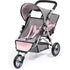 Duo Twin 3 Wheeled Doll's Stroller - Butterfly