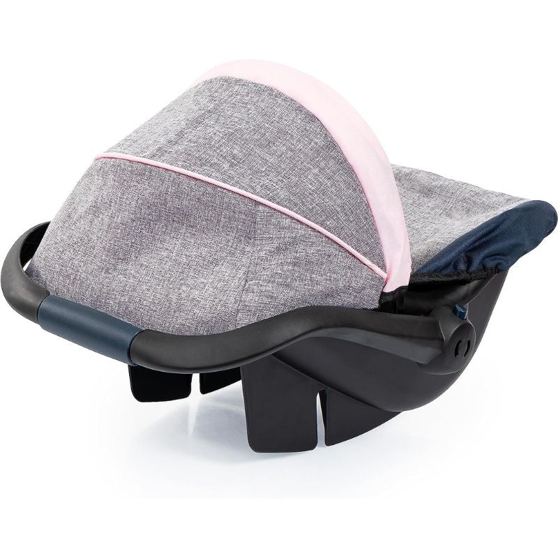 Bayer Design Deluxe Doll Car Seat with Canopy Grey