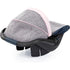 Deluxe Doll's Car Seat With Canopy - Grey