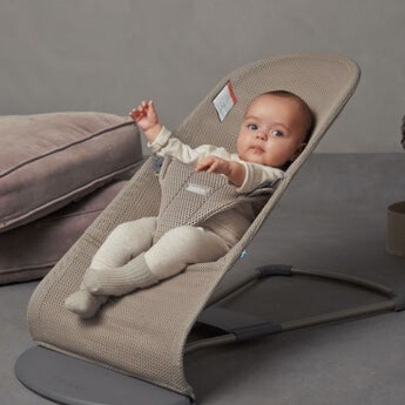 Bouncer Bliss - Mesh Greige