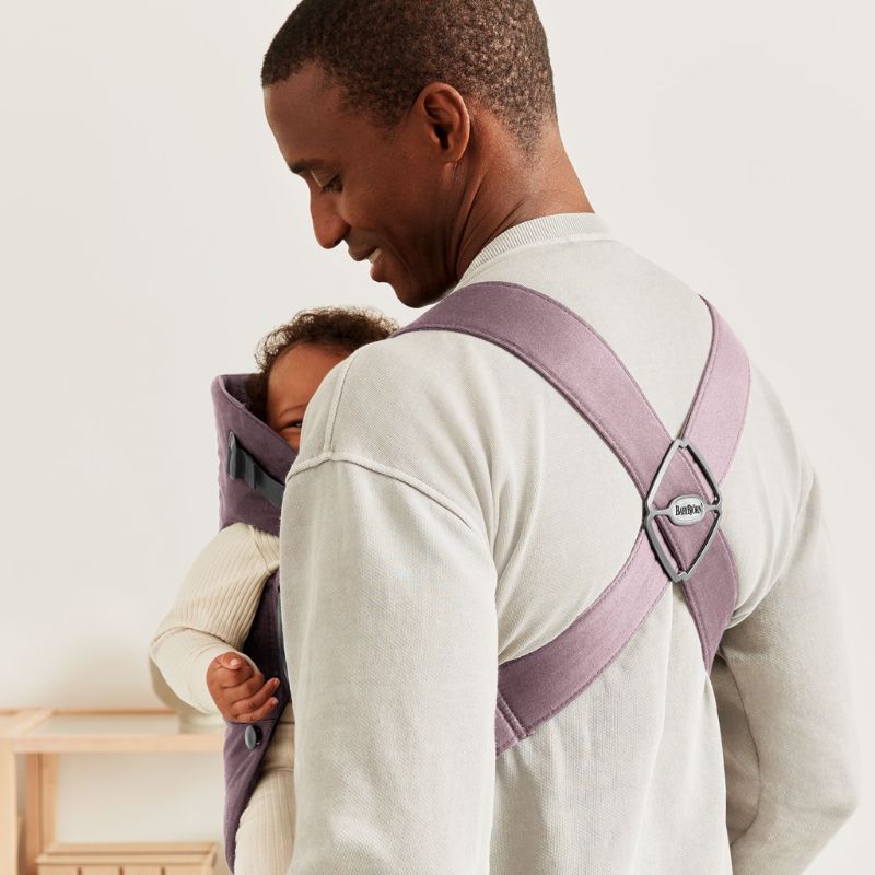 Baby Carrier Mini - Cotton Dark Purple