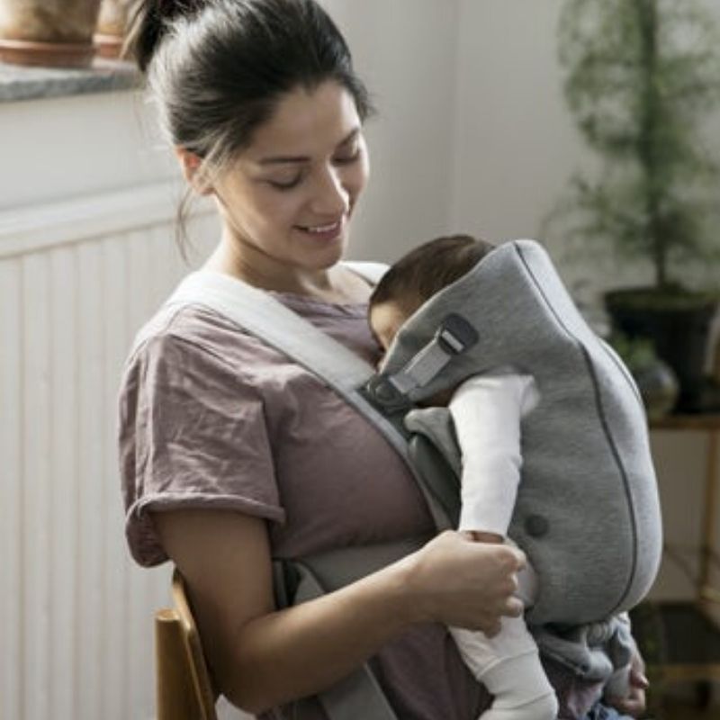 Baby Carrier Mini - 3D Jersey Light Grey