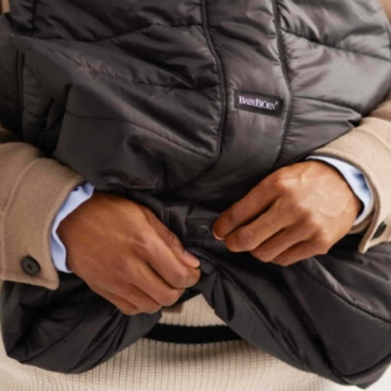 Winter Cover for Baby Carrier Black