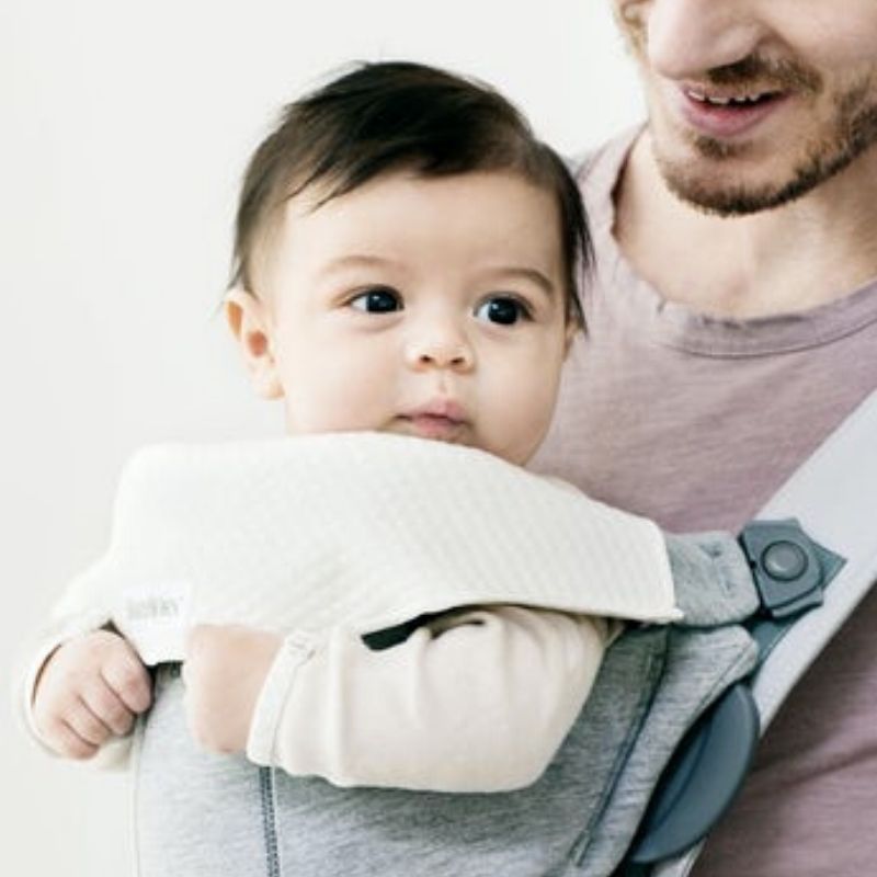 Carrier Bib - Mini/Free White 2 pack