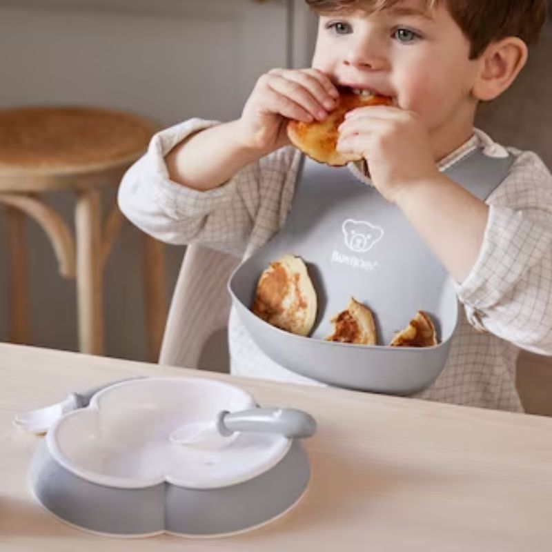 Baby Dinner Set Grey