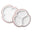 Baby Plate Set - 2 Pack Powder Pink