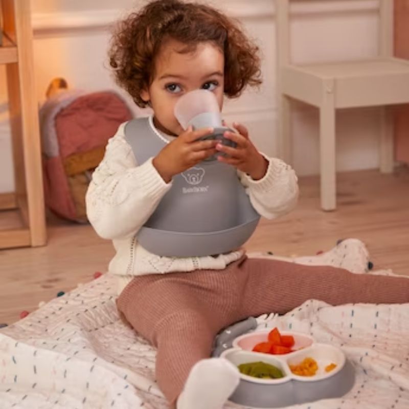 8 Piece Dinnerware Set Grey