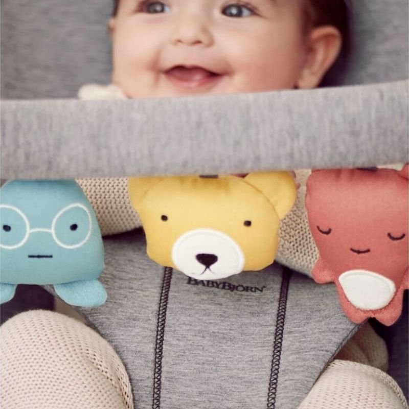 Bouncer Toy Attachment soft friends
