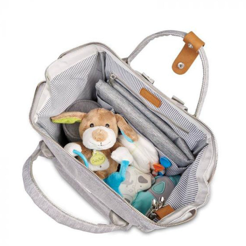  Mani Diaper Bag With Changing Mat grey marl