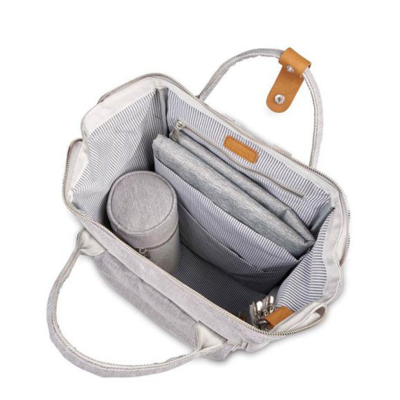  Mani Diaper Bag With Changing Mat grey marl