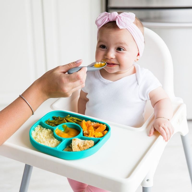 Yümi Silicone Plate and Spoon Set