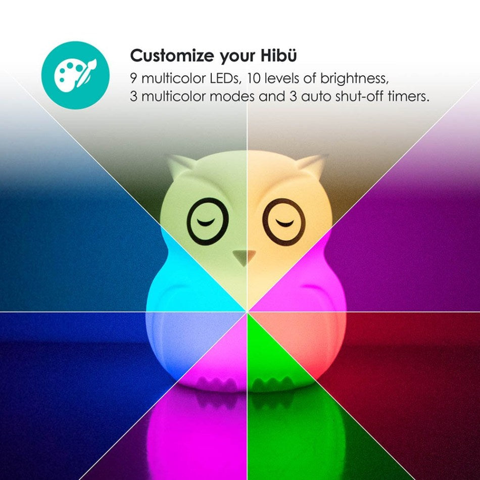 Hibü Owl Silicone Portable Night Light