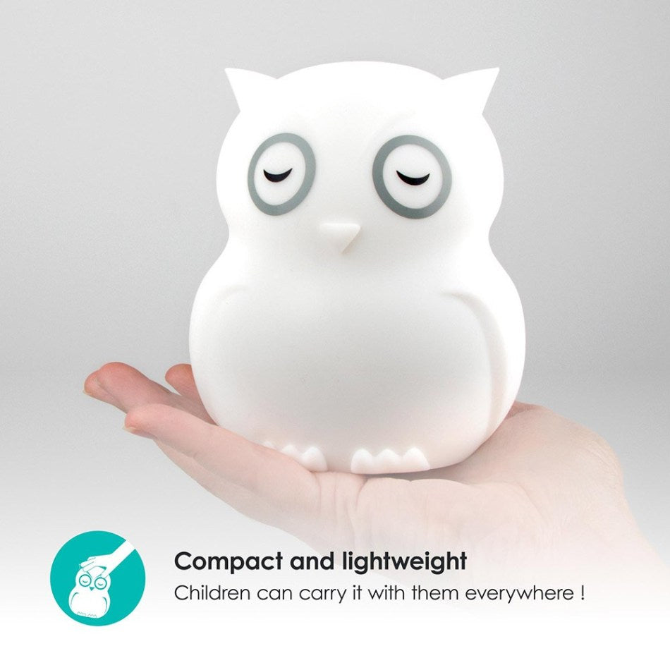 Hibü Owl Silicone Portable Night Light