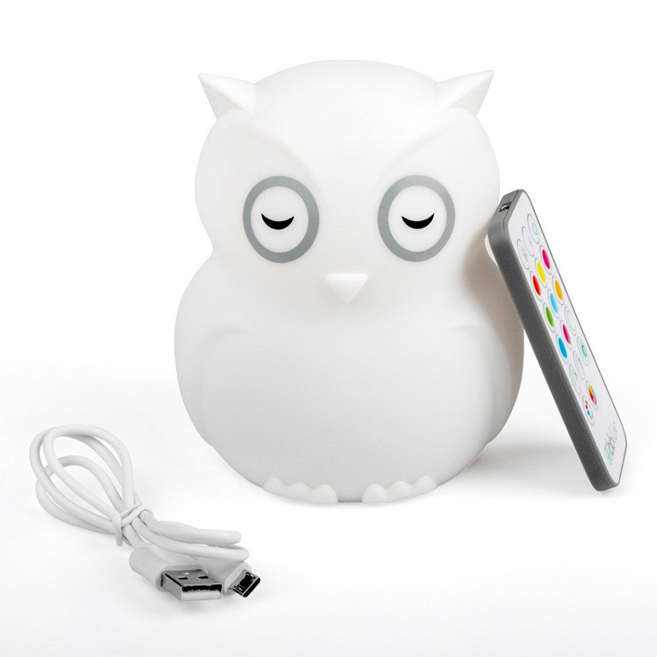 Hibü Owl Silicone Portable Night Light | Snuggle Bugz | Canada's