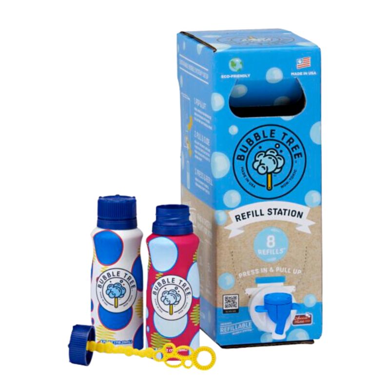 1 Liter 2 Bottle Refillable Bubble System