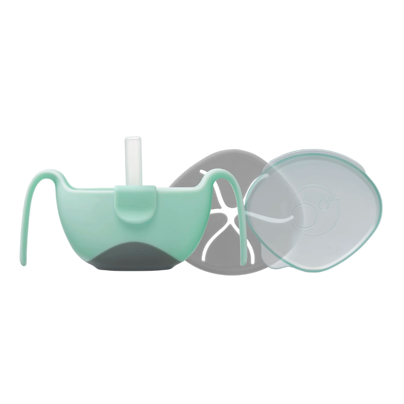 Bowl + Straw Pistachio