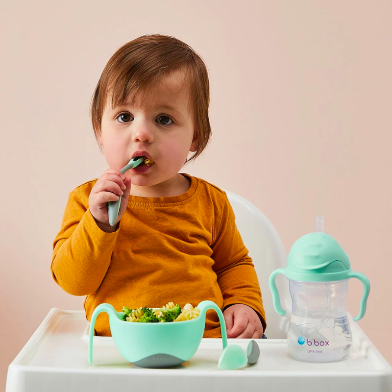 Bowl + Straw Pistachio