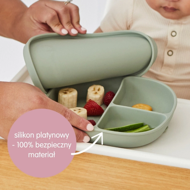 Silicone Suction Plate and Lid