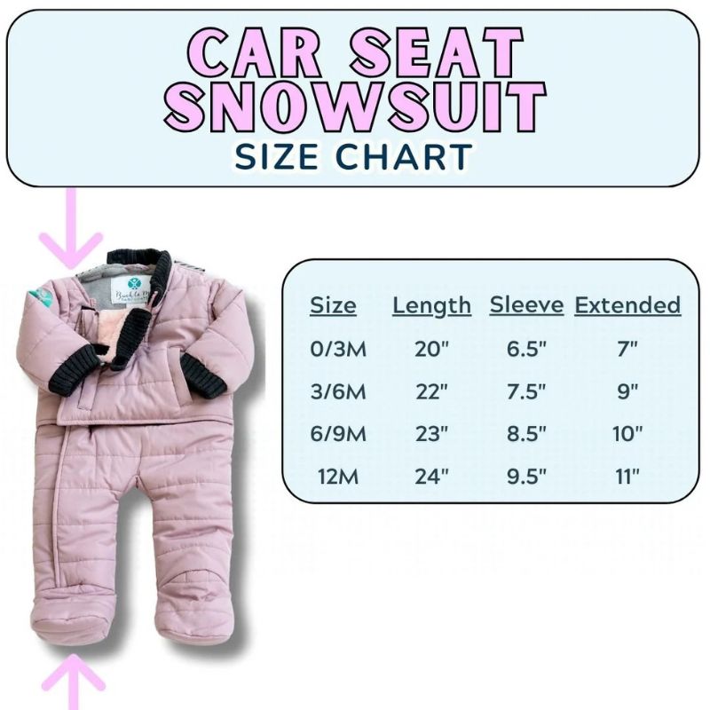 Snugs & Kisses Car Seat Snow Suit