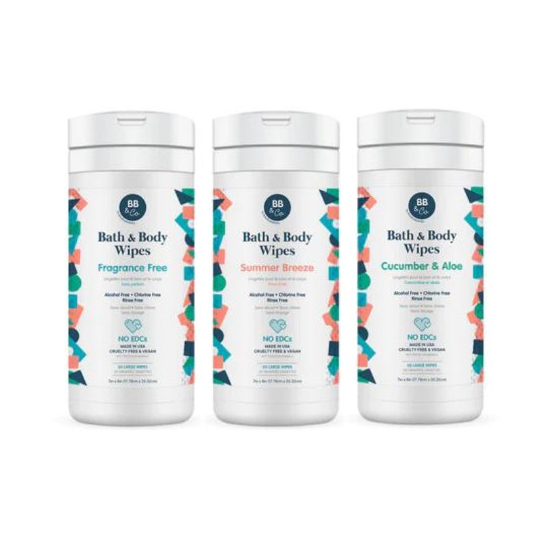 Bath & Body Wipes Cucumber & Aloe