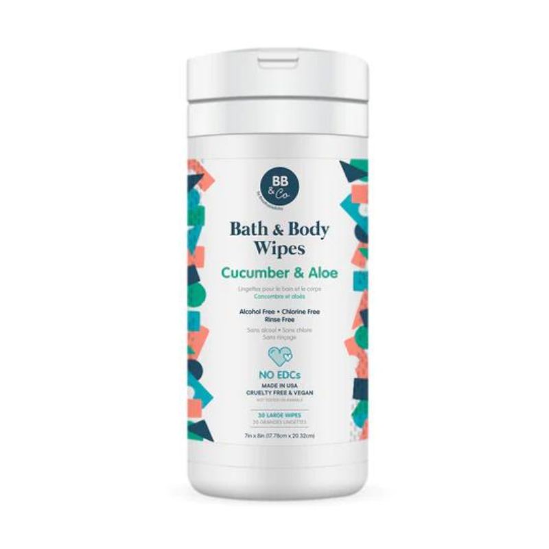 Bath & Body Wipes Cucumber & Aloe